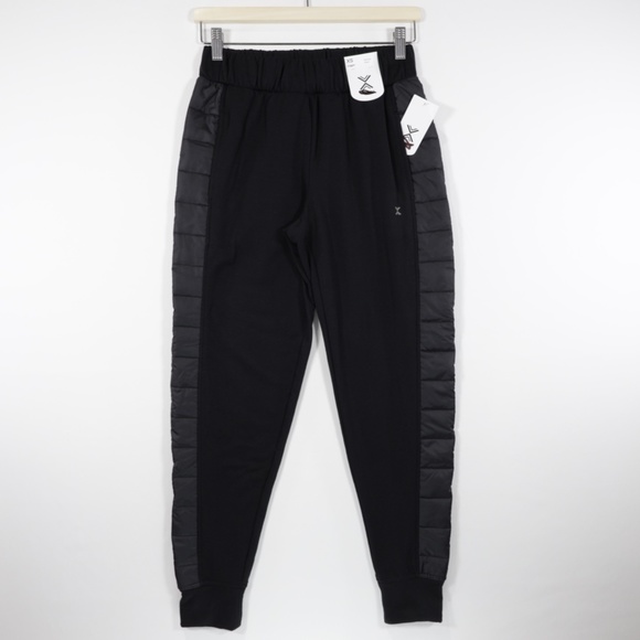 Xersion Pants - Xersion Women's Pocket Mid Rise Fleece‎ Jogger Pants Black Size XS